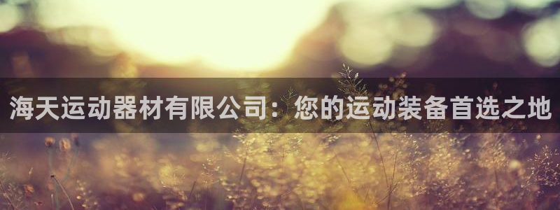 fb体育官网：海天运动器材有限公司：您的运动装备首选之地