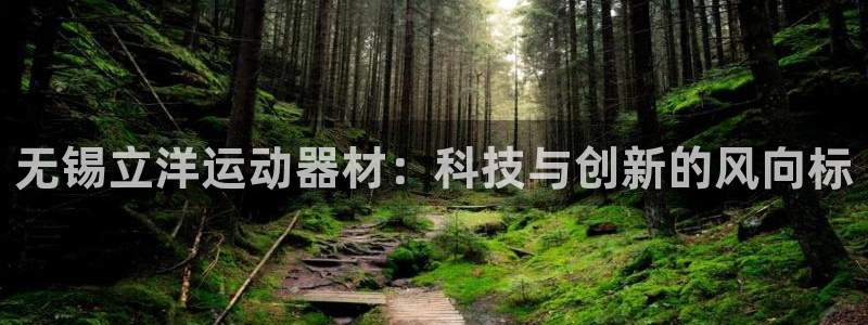 fb体育招商：无锡立洋运动器材：科技与创新的风向标